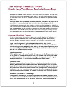 Nancy Webb: Getting Your Documents Read - 3